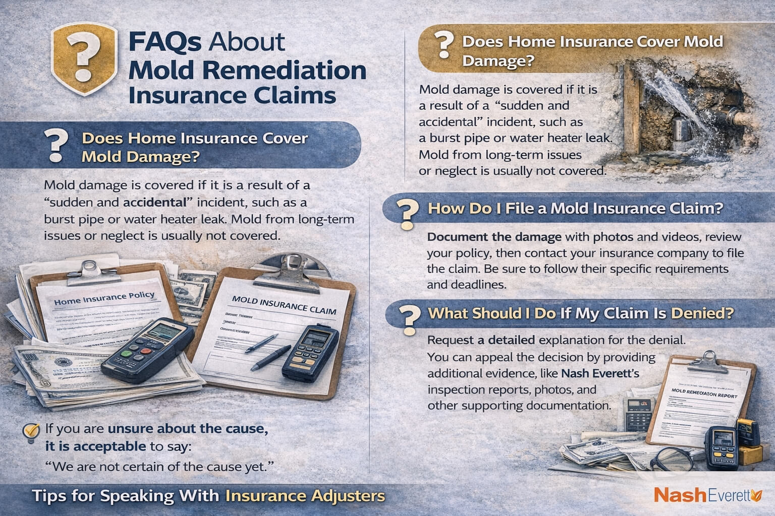 mold remediation insurance claims guide