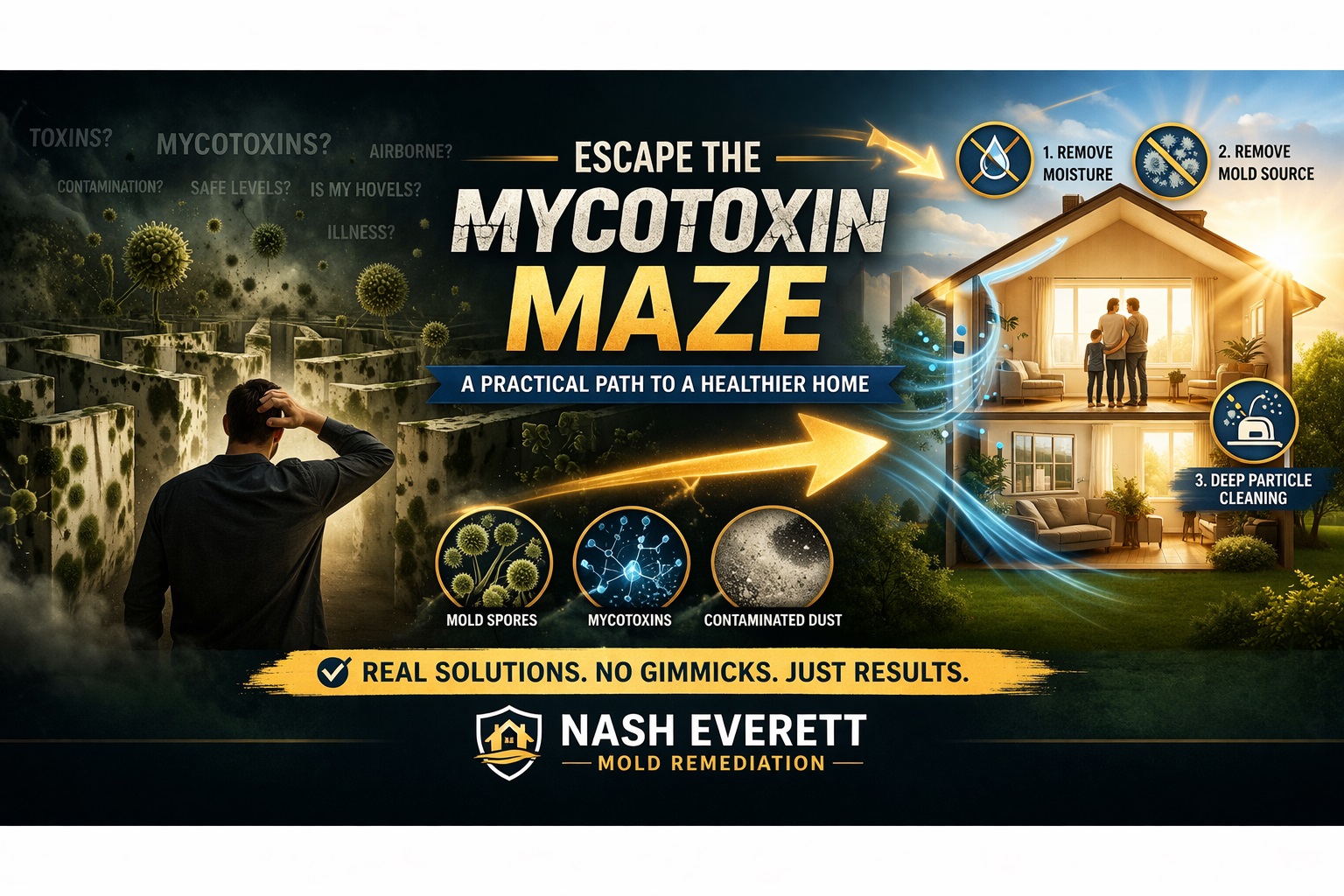 mycotoxin maze mold remediation banner