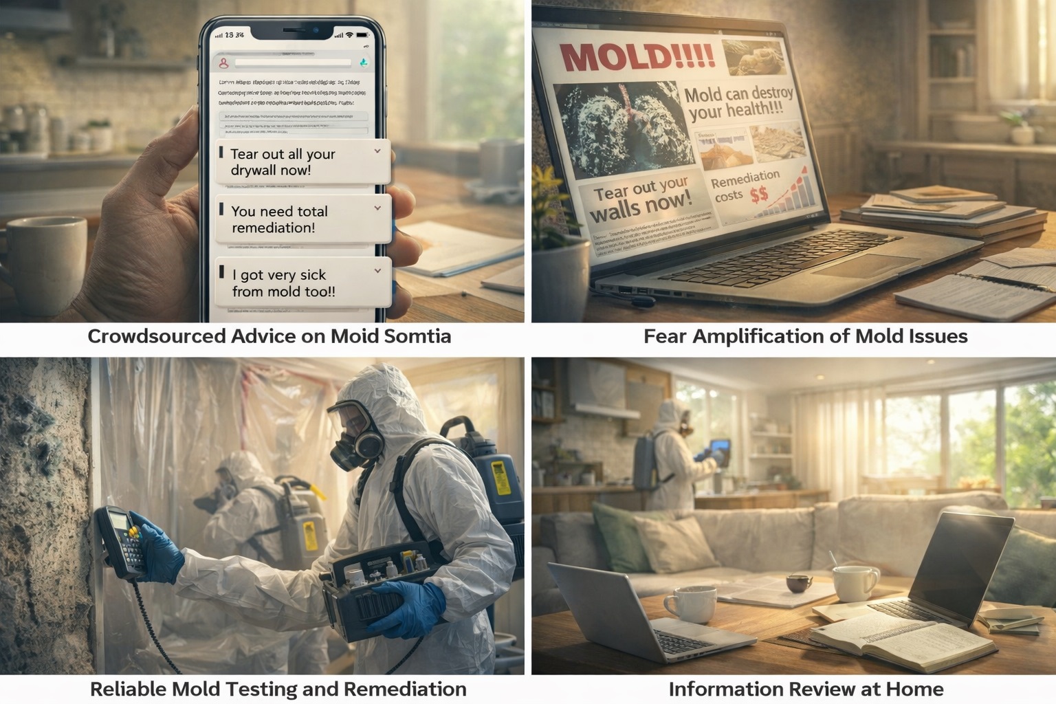 social media mold advice misinformation